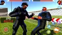 Police Fighting Gangster Karate Kungfu Games Screen Shot 4