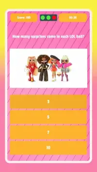 Play LOL Dolls Collections Quiz Screen Shot 1