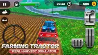 Farming Tractor Harvest Real Simulator Screen Shot 0