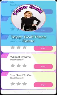 The man taylor swift new songs piano game Screen Shot 4