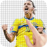 Zlatan Ibrahimovic Color by Number - Pixel Art