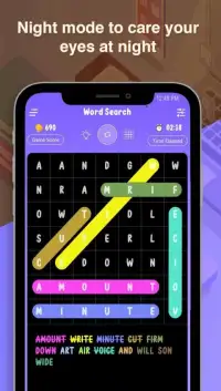 Word Search Game - Free Puzzle Screen Shot 2