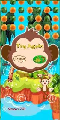Monkey Master Jungle Run Adventures Collect Fruits Screen Shot 1