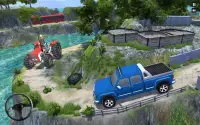 Offroad Pickup Truck Driving Free Simulation Game Screen Shot 3