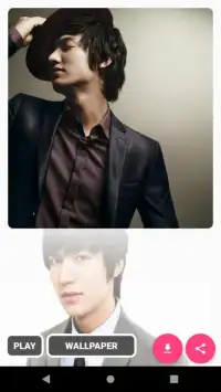 Lee Min Ho Jigsaw Puzzle Game Screen Shot 1