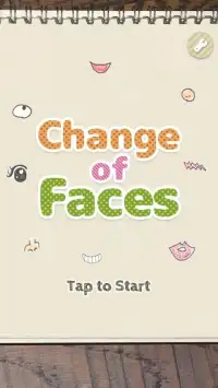 Change of Faces - A ‘dress-up’ game for faces Screen Shot 0