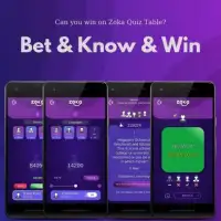 Zoka Quiz - Trivia with Poker Rules! Screen Shot 1