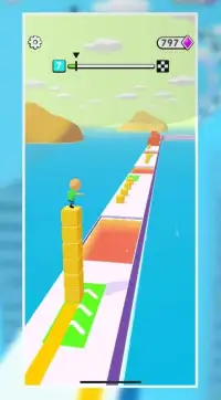 Cube Surfer!! 3D Screen Shot 1
