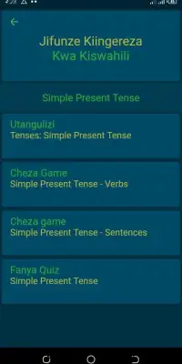 Jifunze Kiingereza, Tenses practice, and Grammar Screen Shot 6