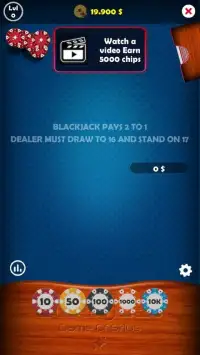 Blackjack 21 Pro - Offline Casino Card Game Screen Shot 5