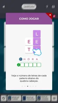 Woords: caça palavras conectadas em portugues Screen Shot 1
