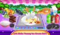 Ice Cream Rolls Maker- Rainbow Sandwich Food Stall Screen Shot 4