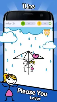 One Line - Stickman Story Screen Shot 2