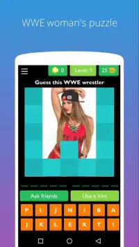 Woman's wrestling puzzle : Quiz trivia for Women Screen Shot 0