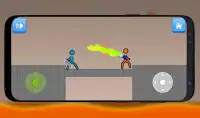 Super Battle Stickman Heros Fighting - 2 Players Screen Shot 2