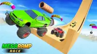 Mega Ramp Race - Car Driving Stunts Fun Games Screen Shot 2