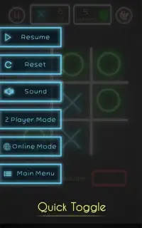 Tic Tac Toe Glow: Multiplayer! Screen Shot 1
