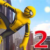 Spider Stickman Rope Hero 2 - Gangstar Crime City