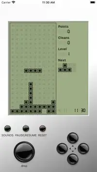 Retro Tetris Screen Shot 1