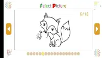Drawing coloring children's game Screen Shot 1
