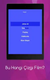 Bu Hangi Çizgi Film? - Bilgi Yarışması Screen Shot 2