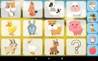 Farm animals for toddler Babies card Animal sounds Screen Shot 7
