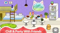 My Cat Town - Cute Kitty Pet Games Screen Shot 2