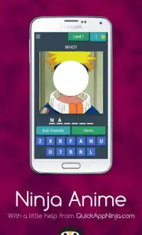 Ninja Anime: Guess the Characters Quiz Free Game Screen Shot 5