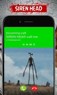 scary Siren HEAD's video call/chat game prank Screen Shot 2