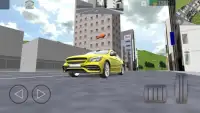 Taksi Sürme Simülasyonu Şehirde Hızlı Ol Screen Shot 3