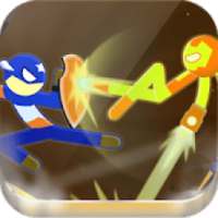 Super Battle Stickman Heros Fighting - 2 Players