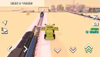 Blocky Farm Racing & Simulator - free driving game Screen Shot 1