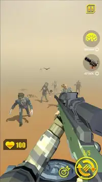 zombie shooter: shooting games Screen Shot 1