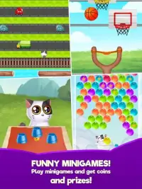 My Cat Mimitos 2 – Virtual pet with Minigames Screen Shot 5