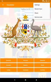 Flags of the World & Emblems of Countries: Quiz Screen Shot 6