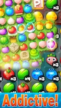 Candy Fruit Crush-Candy match 3 Screen Shot 0