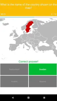 Europe Map Quiz - European Countries and Capitals Screen Shot 29