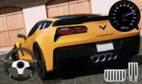 City Driving Chevrolet Corvette Parking Screen Shot 2