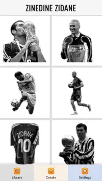 Zinedine Zidane Color by Number - Pixel Art Game Screen Shot 1
