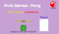 Pong: Online MultiPlayer Screen Shot 0