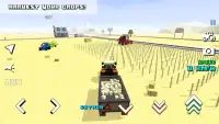 Blocky Farm Racing & Simulator - free driving game Screen Shot 5