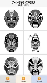 Chinese Opera Masks Color by Number - Pixel Art Screen Shot 1
