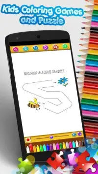Kids Coloring Games & Puzzle Screen Shot 3