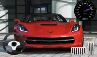 City Driving Chevrolet Corvette Parking Screen Shot 0