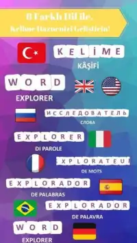 Kelime Kaşifi: Dünya Turu (Word Explorer) Screen Shot 1