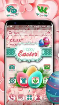 Easter Egg Launcher Theme Screen Shot 4