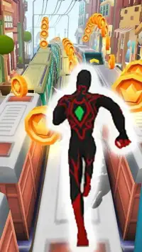 Amazing Super Heroes Running : Subway Home Runner Screen Shot 6