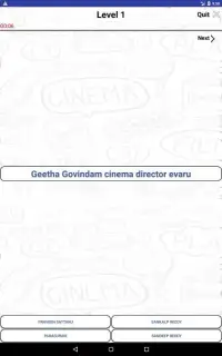Telugu Movie Quiz Screen Shot 9