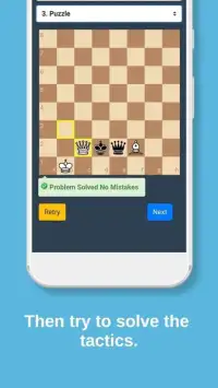 Mate in one chess tactics Screen Shot 3