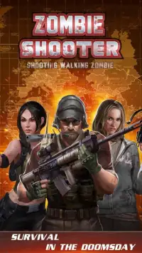 walking zombie shooter: zombie shooting games Screen Shot 0
